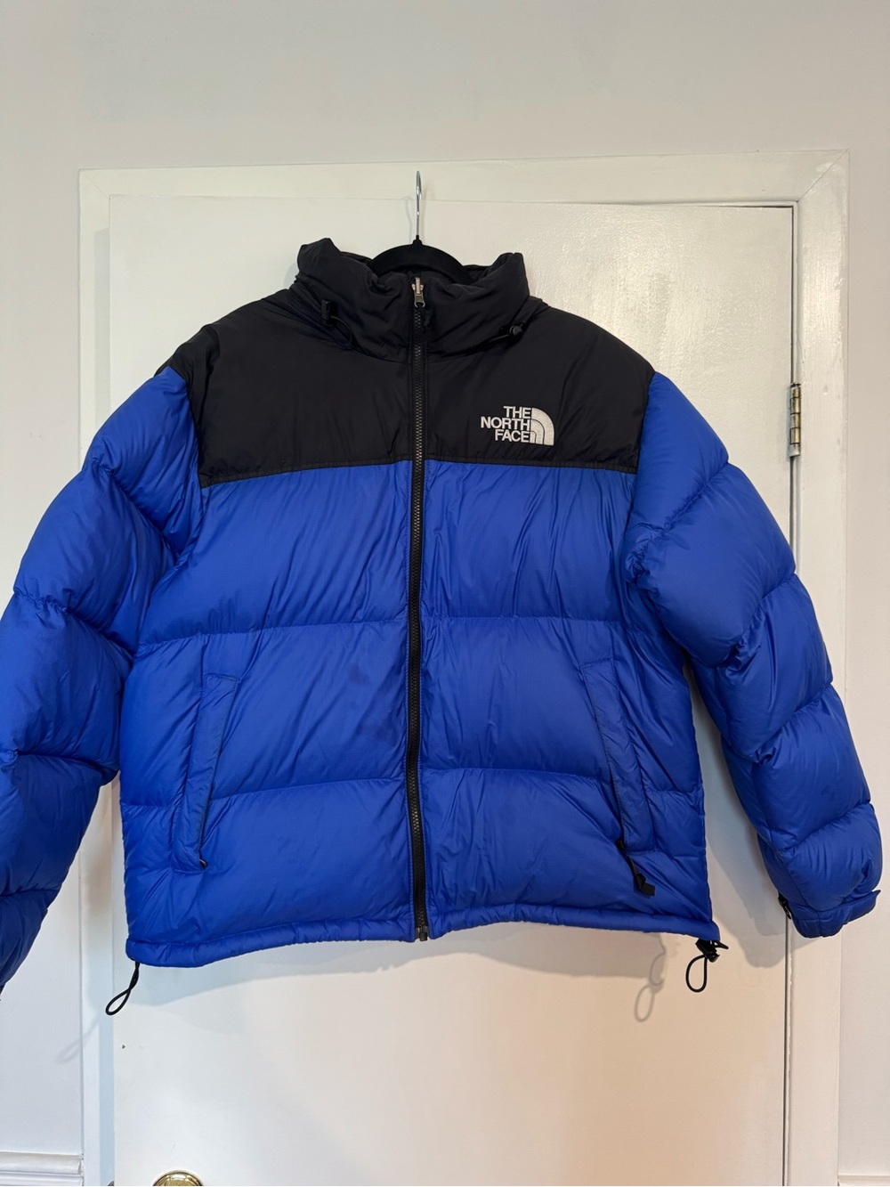 The North Face Men’s Blue and Black Puffer Jacket